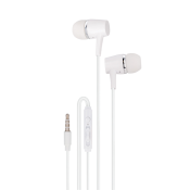 Maxlife słuchawki przewodowe MXEP-02 dokanałowe jack 3,5mm białe