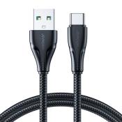 Joyroom kabel USB - USB C 3A Surpass Series do szybkiego ładowania i transferu danych 2 m czarny (S-UC027A11)