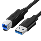Ugreen kabel przewód do drukarki USB-A - USB-B 5Gb/s 2m czarny (US210)