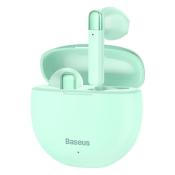Baseus Encok W2 wodoodporne IPX4 bezprzewodowe słuchawki Bluetooth 5.0 TWS niebieski (NGW2-03)