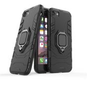 Ring Armor pancerne hybrydowe etui pokrowiec + magnetyczny uchwyt iPhone SE 2022 / SE 2020 / iPhone 8 / iPhone 7 czarny