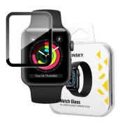 Wozinsky Watch Glass hybrydowe szkło do Apple Watch 3 42mm / Watch 2 42mm / Watch 1 42mm czarny