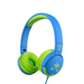 XO słuchawki przewodowe EP47 jack 3,5mm nauszne niebiesko-zielone
