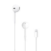 Apple EarPods słuchawki douszne z końcówką Lightning do iPhone białe (EU Blister)(MMTN2ZM/A)