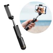 Baseus mini selfie stick teleskopowy rozsuwany kijek do selfie z pilotem Bluetooth czarny (SUDYZP-G01)