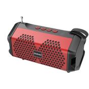 Dudao głośnik bezprzewodowy Bluetooth 5.0 3W 500mAh radio czerwony (Y9s-red)