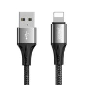 Joyroom kabel USB - Lightning 3 A 1 m czarny (S-1030N1)