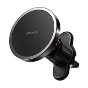 Joyroom 2w1 magnetyczny uchwyt samochodowy do telefonu na kokpit i kratkę wentylacji nawiew czarny (6941237158987)