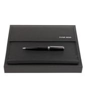 Zestaw upominkowy HUGO BOSS długopis i teczka A5 - HDM210A + HSN2544A