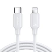 Joyroom kabel USB-C - Lightning 480Mb/s 20W 1m biały (S-CL020A9)