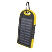 Setty power bank solarny 5000 mAh żółty