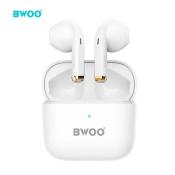 BWOO słuchawki Bluetooth TWS BW66 białe douszne
