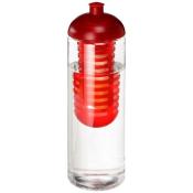 Butelka H2O Vibe z wypukłym wieczkiem o pojemności 850 ml i zaparzaczem