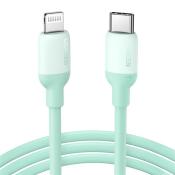 Ugreen kabel do szybkiego ładowania USB Typ C - Lightning (certyfikat MFI) chip C94 Power Delivery 1m zielony (US387 20308)