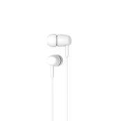 XO Słuchawki przewodowe EP50 jack 3,5mm dokanałowe białe 1szt