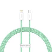 Baseus Dynamic kabel USB Typ C - Lightning Power Delivery 20W 1m  zielony (CALD000006)