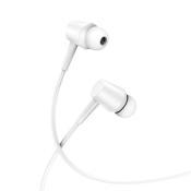 XO słuchawki przewodowe EP57 jack 3,5mm dokanałowe białe