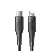 Joyroom kabel do szybkiego ładowania USB C - Lightning Power Delivery 2,4 A 20 W 1,2 m czarny (S-1224M3)