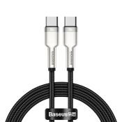 Baseus kabel Cafule Metal PD USB-C - USB-C 1,0 m czarny 100W