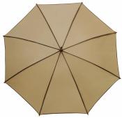 Automatyczny parasol WALTZ, beżowy, brązowy