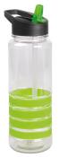 Sportowa butelka CONDY, transparentny, zielone jabłko, pojemność ok. 750 ml.