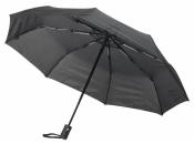 Automatyczny, wiatroodporny parasol kieszonkowy PLOPP, czarny