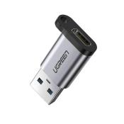 Adapter USB C (żeński) - USB (męski) Ugreen US276 USB 5Gb/s - szary