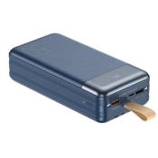 Remax Hunergy power bank 50000mAh 22,5W 2x USB / 1x USB Typ C Power Delivery Quick Charge niebieski (RPP-200 Blue)