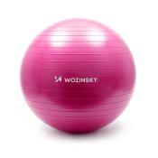 Wozinsky piłka gimnastyczna 65 cm do ćwiczeń rehabilitacyjna różowy