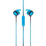 Setty słuchawki przewodowe Sport douszne niebieskie