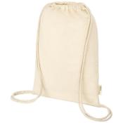 Orissa  plecak ściągany sznurkiem z bawełny organicznej z certyfikatem GOTS o gramaturze 100 g/m2