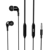 XO słuchawki przewodowe EP4 jack 3,5mm dokanałowe czarne