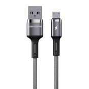 WK Design Kingkong kabel USB - Micro USB Power Delivery QuickCharge 3 A 1 m czarny (WDC-128m)
