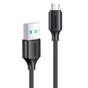Joyroom kabel USB-A - Micro USB 480Mb/s 2.4A 0.25m czarny (S-UM018A9)