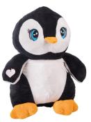 Duży pluszowy pingwin SKIPPER, biały, czarny