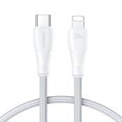 Joyroom kabel USB C - Lightning 20W Surpass Series do szybkiego ładowania i transferu danych 1,2 m biały (S-CL020A11)
