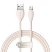 Baseus kabel Jelly Liquid USB - Lightning 1,2 m 2,4A różowy
