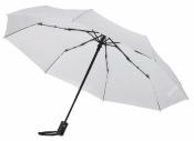 Automatyczny, wiatroodporny parasol kieszonkowy PLOPP, biały