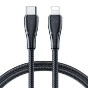 Joyroom kabel USB C - Lightning 20W Surpass Series do szybkiego ładowania i transferu danych 2 m czarny (S-CL020A11)