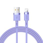 Joyroom kabel USB - Lightning 2,4A 1,2 m (S-1224N2 Purple)