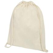 Plecak Oregon wykonany z bawełny o gramaturze 140 g/m2 ze sznurkiem ściągającym