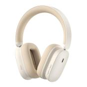 Baseus Bowie H1 słuchawki bezprzewodowe Bluetooth 5.2 ANC biały (NGTW230002)