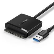 Ugreen adapter USB3.0 do dysku 2.5'' / 3.5'' SATA czarny (CM257)