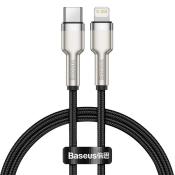 Baseus Cafule Metal Data kabel USB Typ C - Lightning 20 W Power Delivery 0,25 m czarny