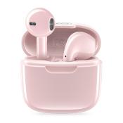 XO słuchawki Bluetooth X23 TWS różowe