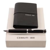 Zestaw upominkowy Cerruti 1881 długopis i etui na karty - NLF201A + NSW2984A