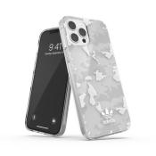 Etui Adidas OR SnapCase Camo na iPhone 12 Pro Max przezroczysty/biały 43706
