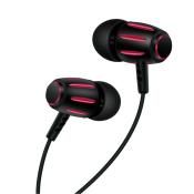 XO Słuchawki przewodowe S29 jack 3,5mm czerwone