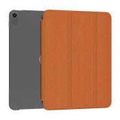 Kingxbar Business Series magnetyczne etui Smart Cover Sleep podstawka iPad Air 2020 / 2022 pomarańczowy