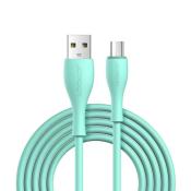 Joyroom kabel USB - micro USB 2,4 A 1 m zielony (S-1030M8)